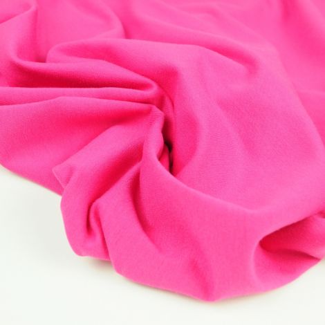 Ткань футер 2-х нитка ярко-розовый
