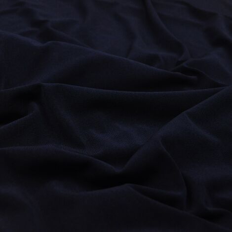 Ткань трикотаж масло (Корея) темно-синий