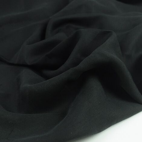 Ткань костюмный твил черный