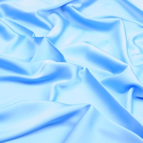 Ткань шелк «Армани» стретч 90 гр голубой