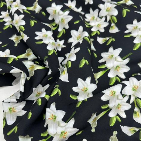 Ткань софт принт d1 черный