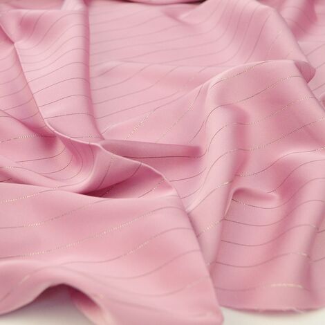 Ткань шелк Армани люрекс грязно-розовый