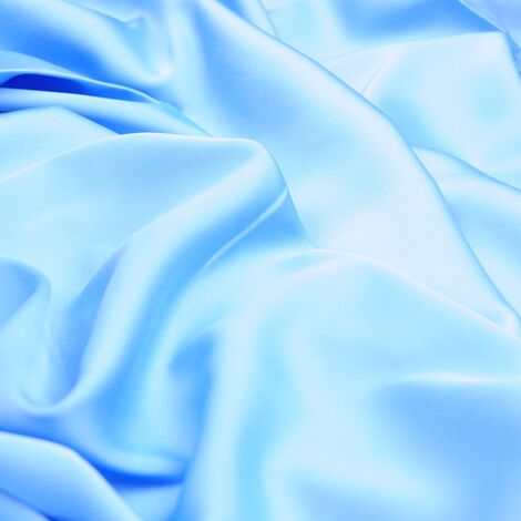 Ткань шелк «Армани» стретч 90 гр голубой