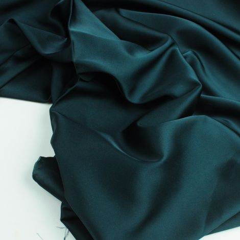 Ткань шелк "Армани" 100 гр тёмно-зелёный