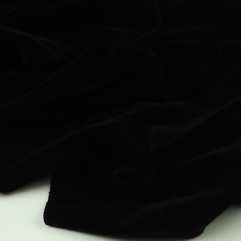 Ткань бархат японский черный