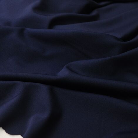 Ткань трикотаж "Цюрих" темно-синий