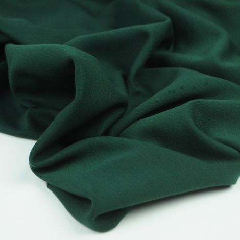 Ткань трикотаж "Милано" тёмно-зелёный