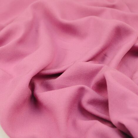 Ткань штапель вискозный грязно-розовый
