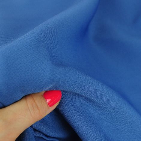 Ткань барби креп стретч дымчатый голубой