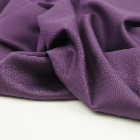 Ткань трикотаж "Антипиллинг" грязно-лиловый
