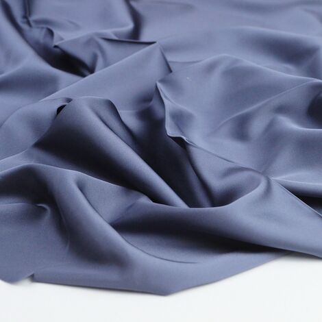 Ткань шелк "Армани" 100 гр серый с синим оттенком