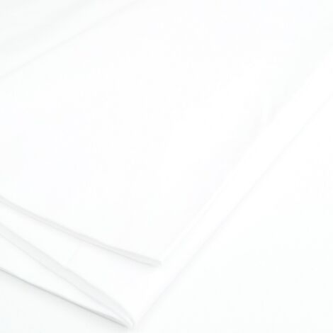 Ткань поплин стретч  (2022) белый