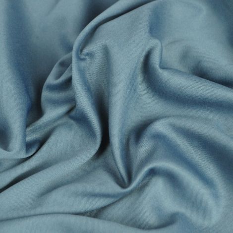 Ткань подклада интерлок  трикотажная серый с синим оттенком