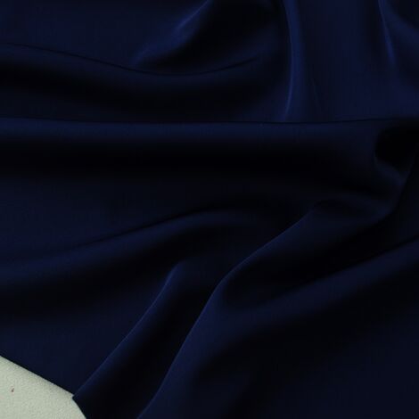 Ткань шелк «Армани» стретч 90 гр синий