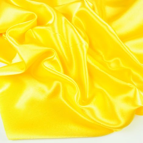 Ткань креп сатин желтый