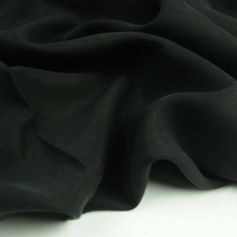 Ткань костюмный тенсел черный