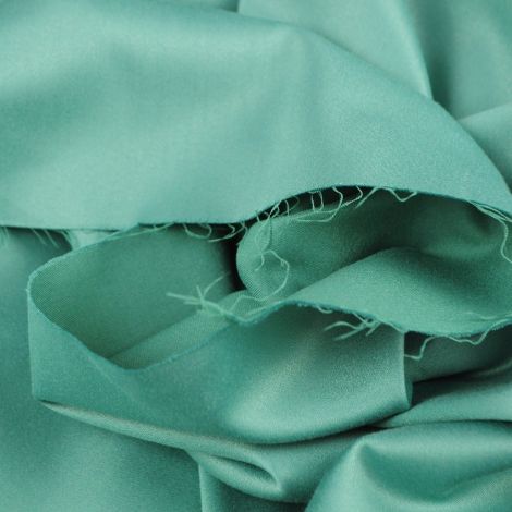 Ткань костюмный сатин мята зеленая