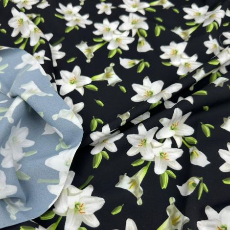 Ткань софт принт d1 черный