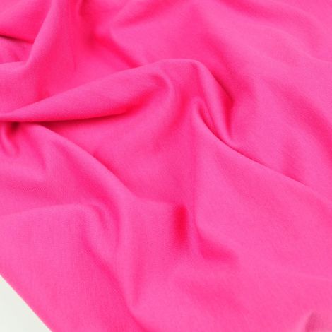 Ткань футер 2-х нитка ярко-розовый