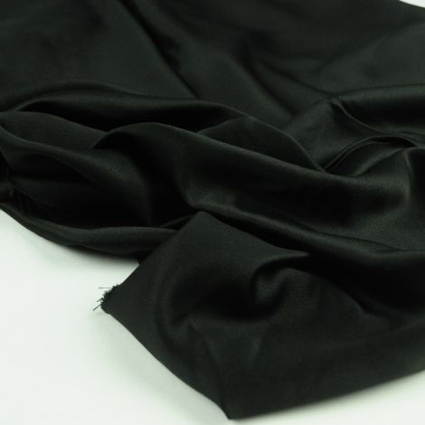 Ткань шелк-вельвет черный