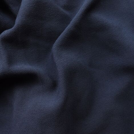 Ткань район креп однотонный дымчато-синий