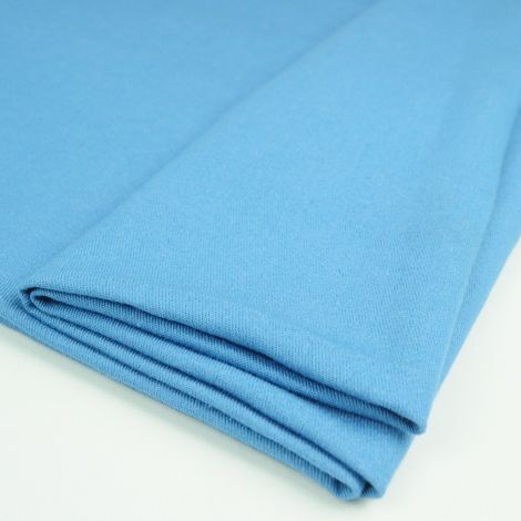 Ткань джинс стретч в цвете джинсовый голубой