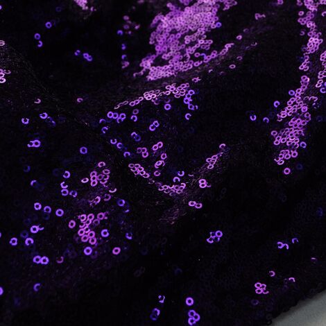 Ткань пайетки густые однотонные фиолетовый