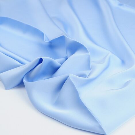 Ткань шелк "Армани" 100 гр светло-голубой