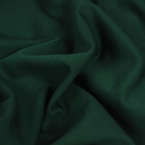 Ткань трикотаж "Милано" тёмно-зелёный