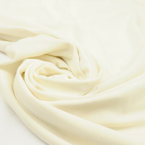 Ткань "Масло" трикотаж (Корея) молочный/ivory