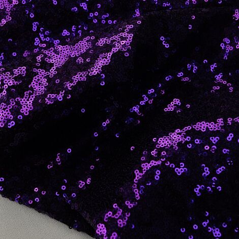 Ткань пайетки густые однотонные фиолетовый