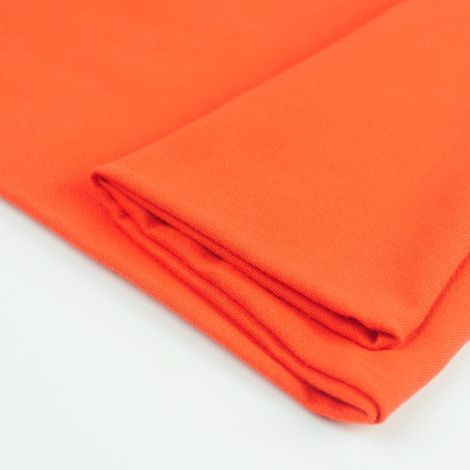 Ткань джинс стретч в цвете оранжевый