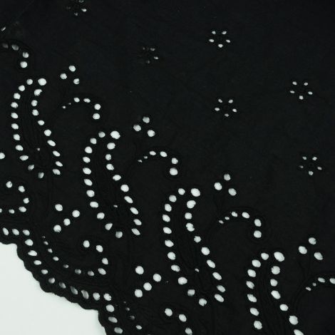 Ткань вышивка двусторонняя 2729 черный