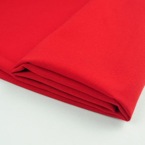 Ткань габардин красный