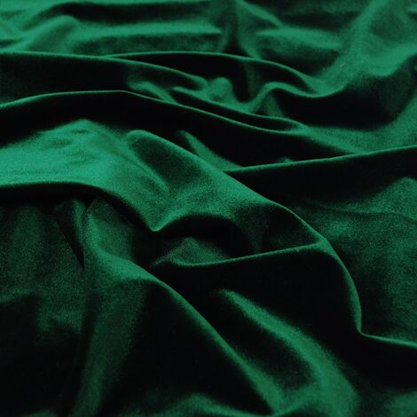 Ткань велюр стретч однотонный зеленый