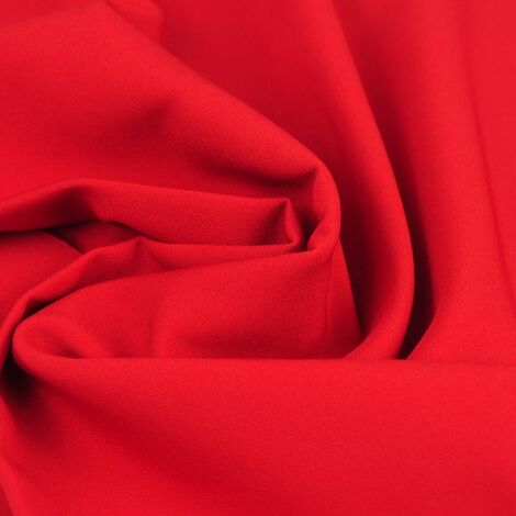 Ткань костюмно-плательная "Барби" красный