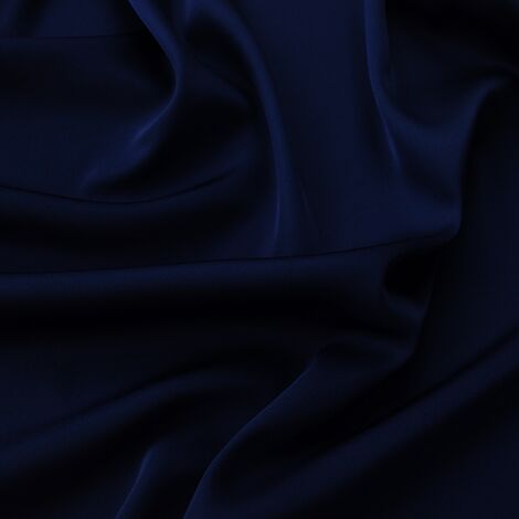 Ткань шелк «Армани» стретч 90 гр синий