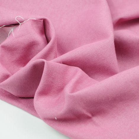 Ткань джинс стретч в цвете грязно-розовый