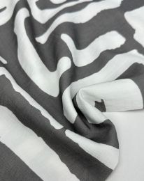 Ткань энар "Бабус" d12 темно-серый