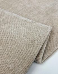 Ткань трикотаж софт "Тесла" светло-бежевый