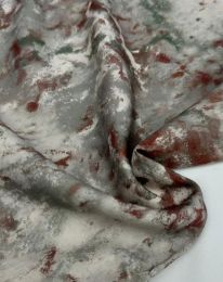 Ткань энар "Бабус" d3 кирпичный