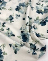 Ткань штапель принт D36 кремовый