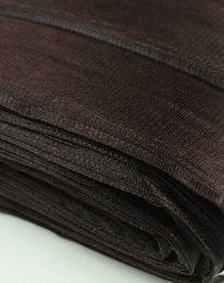 Ткань фатин перламутровый шоколадный