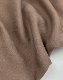 Ткань "Вероника" креп капучино с розовым оттенком