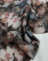 Ткань энар "Бабус" d9 коричневый