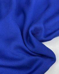 Ткань штапель-шёлк однотонный электрик