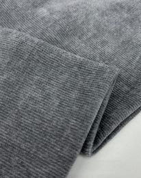 Ткань трикотаж софт "Тесла" серый