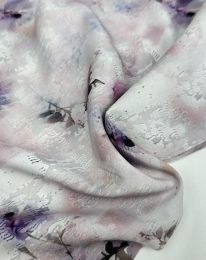 Ткань штапель принт "Адель" d9 фиалковый