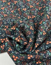 Ткань вельвет принт d5 черный