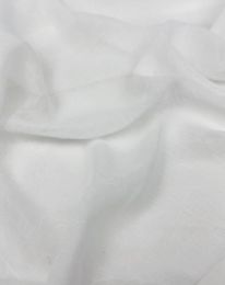 Ткань шифон крэш "Аврора" молочный/ivory